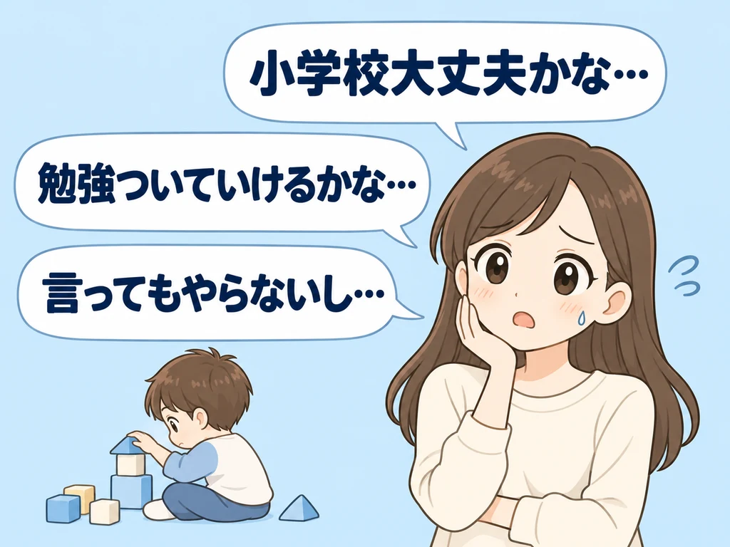 「小学校大丈夫かな…」「勉強ついていけるかな…」「言ってもやらないし…」と悩むママ